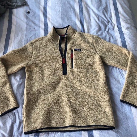 pile fleece pullover